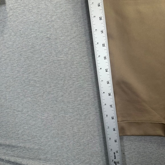 Jos A Bank Traveler Dress Pants Mens 50x30 Khaki Pleated Cuffed Cotton NEW - Picture 6 of 10